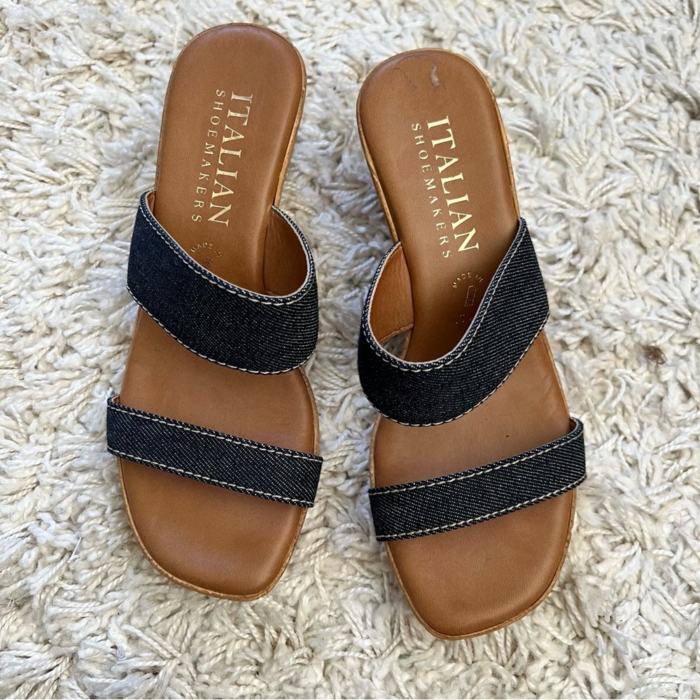 Italian Shoemakers Wedge Sandals - Picture 2 of 7